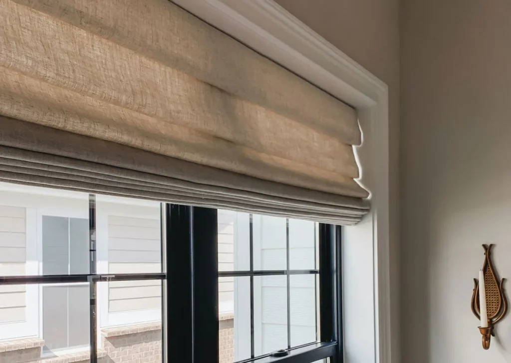 Inside Mount Roman Shades