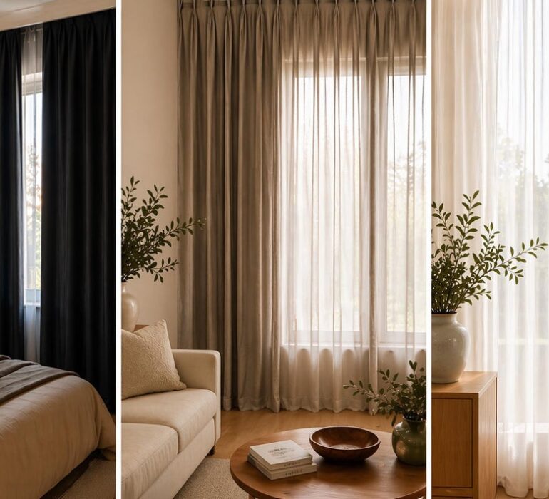 Comparing Blackout vs Dimout Curtains vs Sheer Curtains
